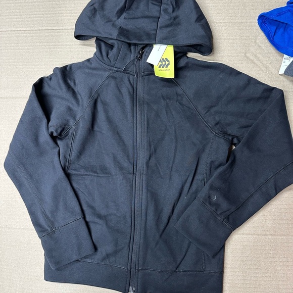 All in Motion Black Kids Zip-Up Hoodie - Picture 1 of 5
